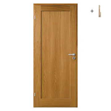 Innerdør Bygg1 Stil 1 Eik med Karmsett