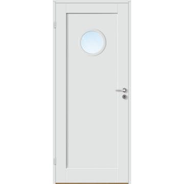 Innerdør Bygg1 Stil 1 R1 Hvit Glass