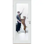 Innerdør Bygg1 Stil 1 Speil/Std