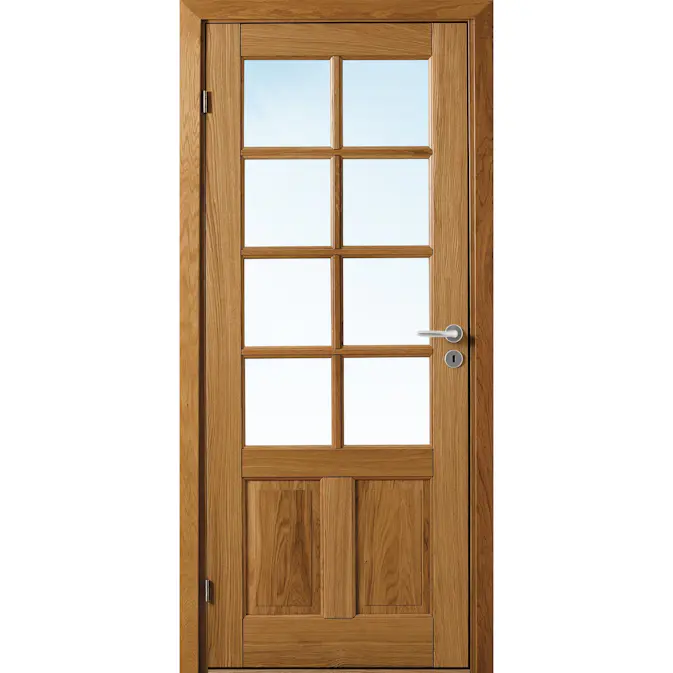 Innerdør Bygg1 Thor EIK FW Eik Klarglass