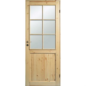 Innerdør Diplomat Silje Ubehandlet Furu Klarglass