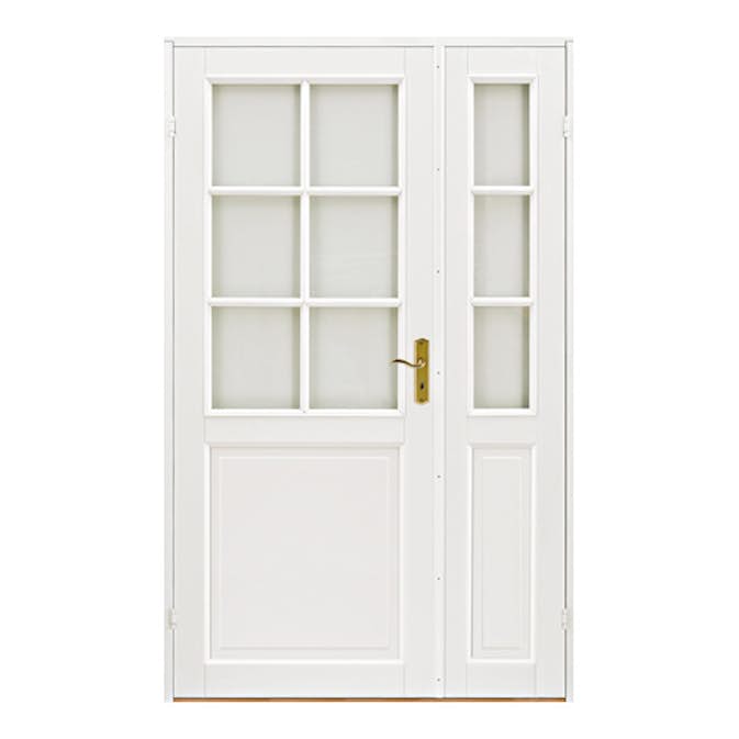 Innerdør med Sidefelt Scanflex Pia Hvit Klarglass