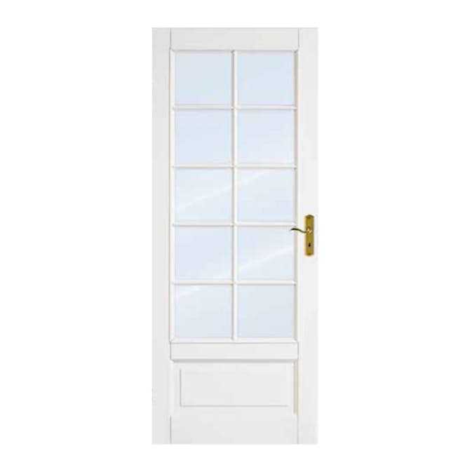 Innerdør Scanflex Christine Hvit Klarglass