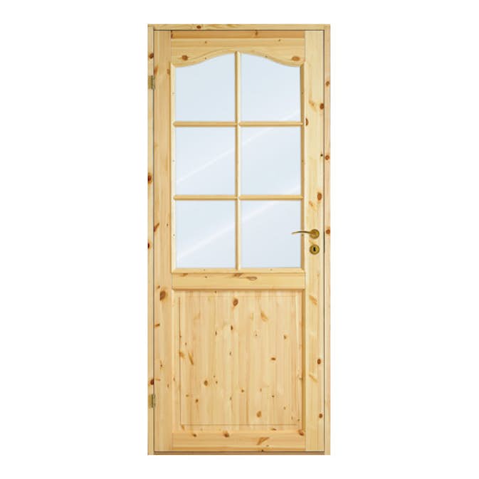 Innerdør Scanflex Siv Furu Klarglass 2x3