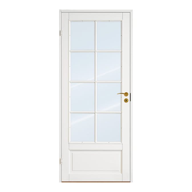 Innerdør Scanflex Skjold Klarglass 2x4