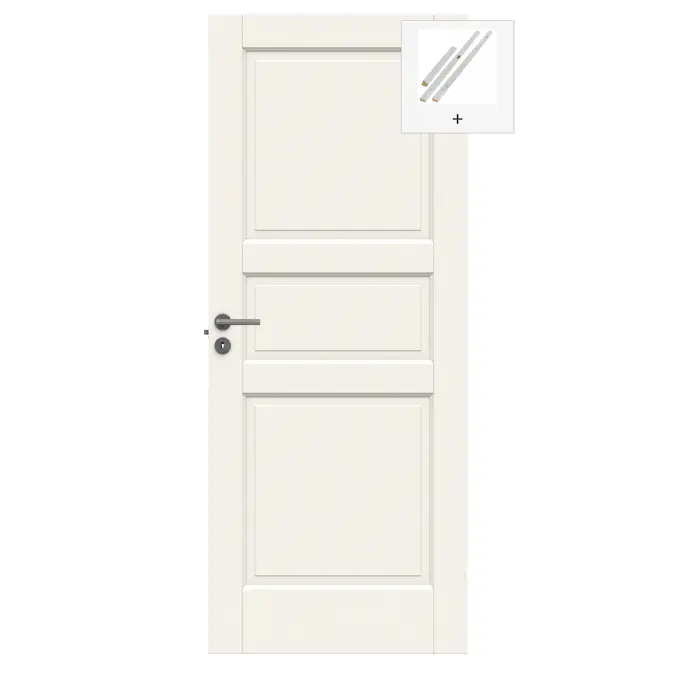 Innerdør Swedoor Craft 03 med Karmsett