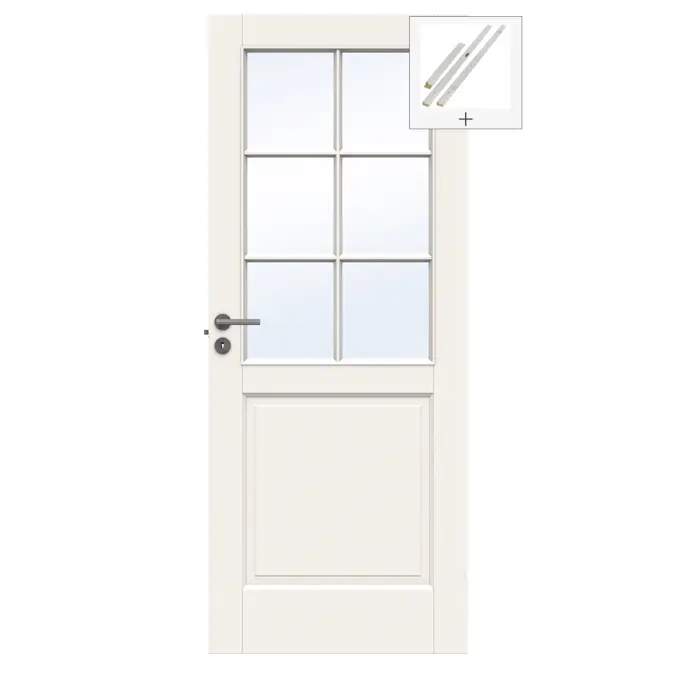 Innerdør Swedoor Craft SP6 med Karmsett