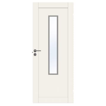 Innerdør Swedoor Unique 01L GWA 1120 Hvit med Karmsett