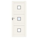 Innerdør Swedoor Unique 03L GWA 320 Hvit med Karmsett