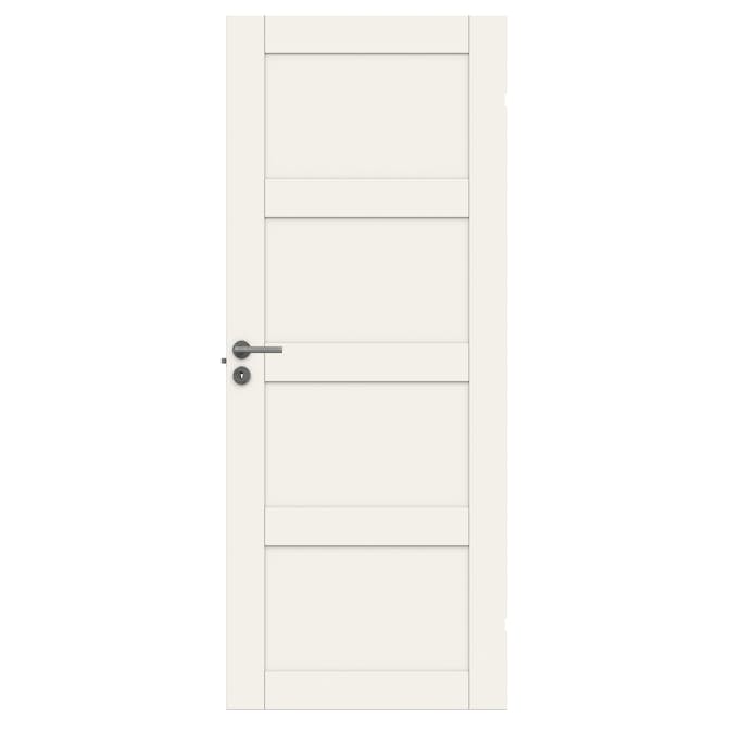 Innerdør Swedoor Unique 04L Hvit med Karmsett