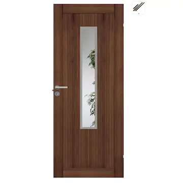 Innerdør Swedoor Unique 01L GWA 1120 Finér med Karmsett