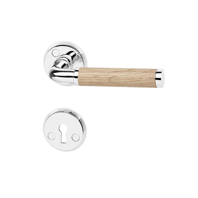 Innerdørvrider Habo A385 Eik/Krom