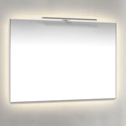 Spegel Macro Design Crown Ambilight T-belysning Med Ram