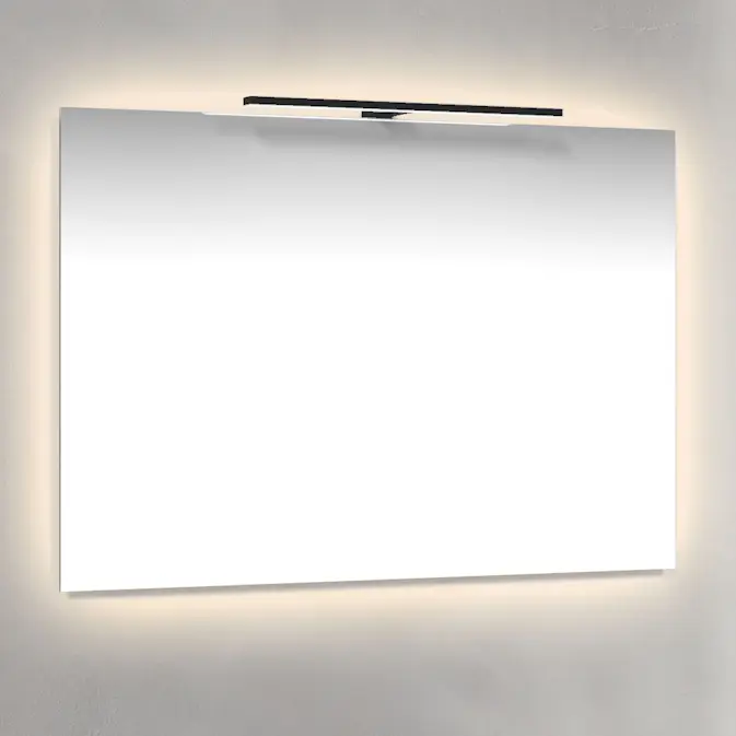Spegel Macro Design Ambilight med Svart T-belysning