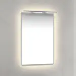 Speil Macro Design Crown Ambilight Ramp-belysning med Ramme