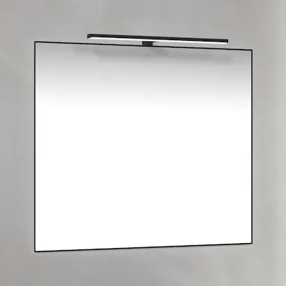 Spegel Macro Design Crown T-belysning Med Ram