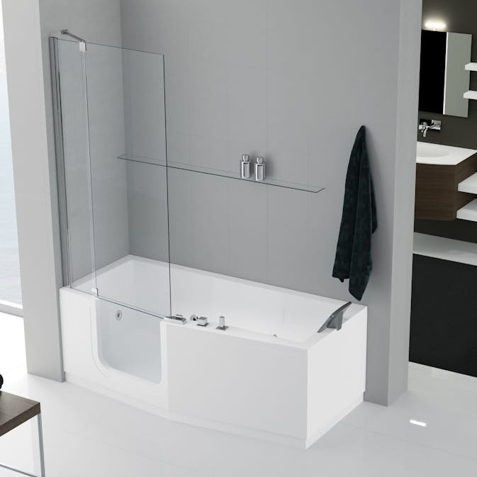 Badekar Novellini Iris med Dør 170
