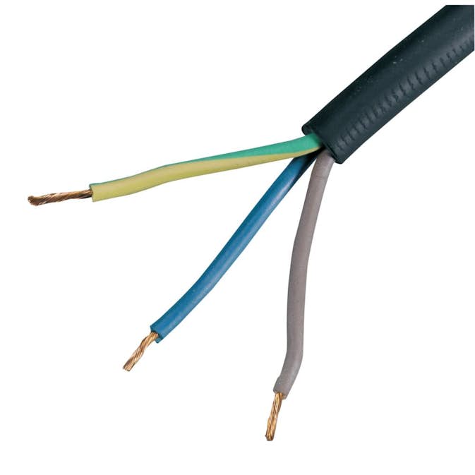 Kabel Bårebo 5g 2,5 10m Sort