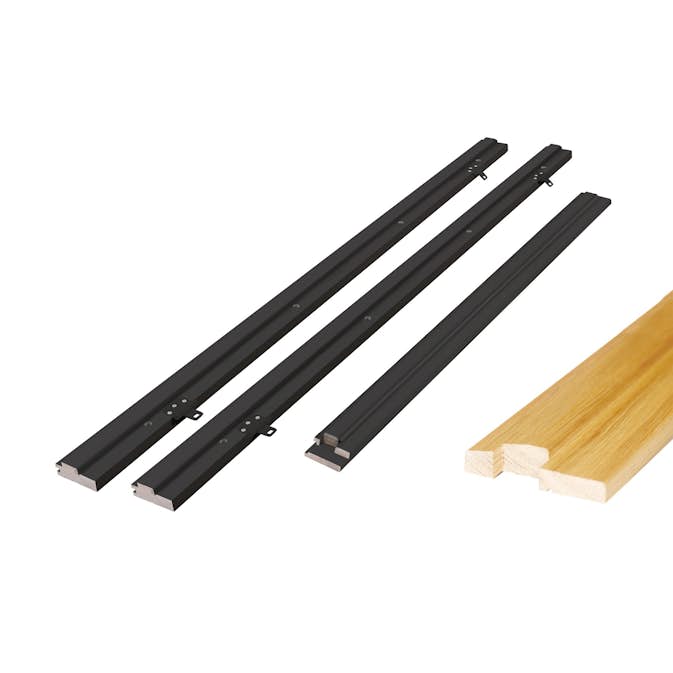 Karmsett Bygg1 Dempet Sort med Dempelist