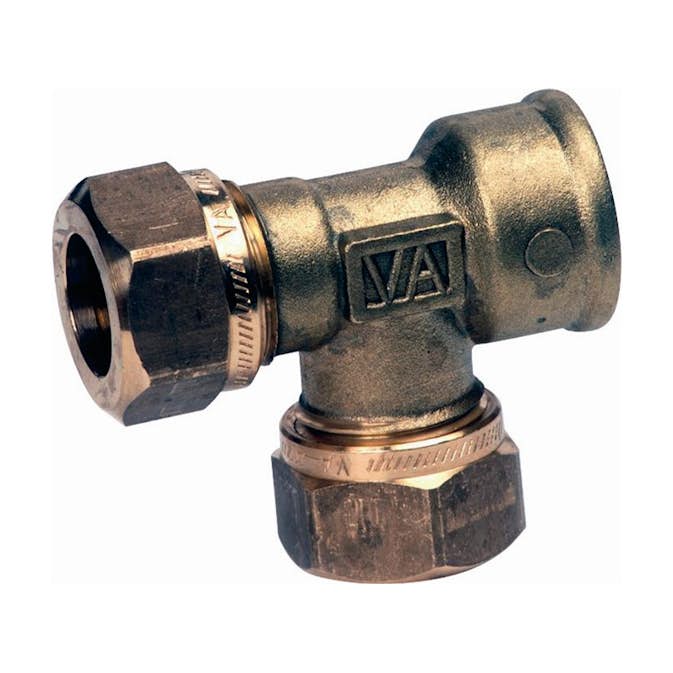Klemringskobling Vatette 1166 T-Rør 15x15xG15 Innvendig