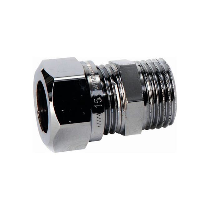 Klemringskobling Vatette Rett Utvendig Forkrommet