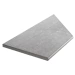 Klinker Bricmate Z Limestone Grey Pool Inner Corner Left 59,6x29,7 cm
