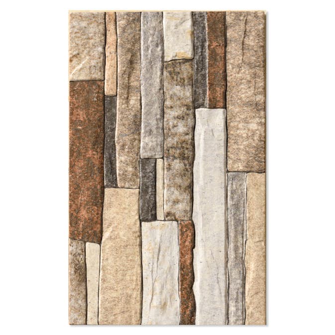 Flis Hill Ceramic Arles Flerfarget Grå 25x40 cm