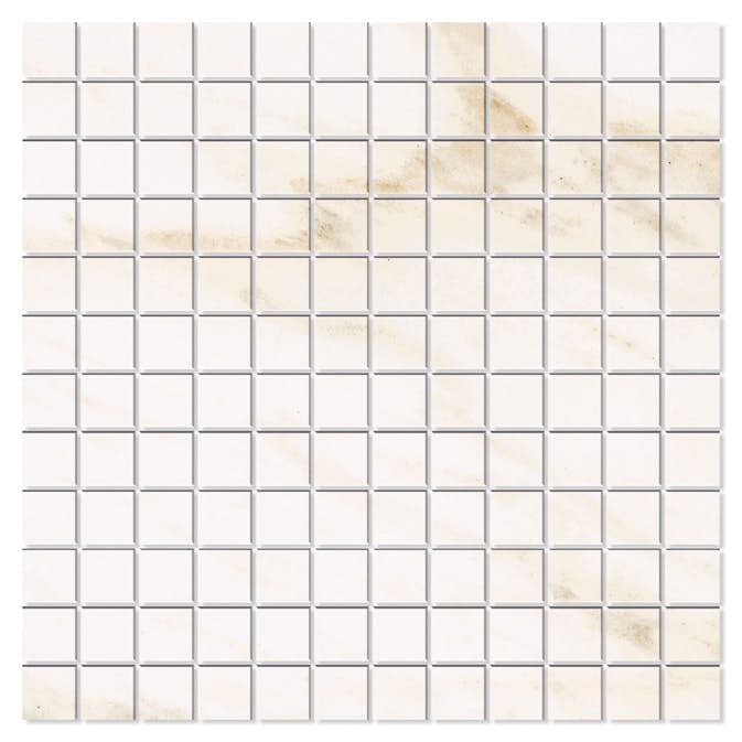 Mosaikk Hill Ceramic Klinker Dozza Beige Polert 30x30 cm