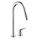 Kjøkkenbatteri Axor Citterio M 2-hulls med Uttrekkbar Tut