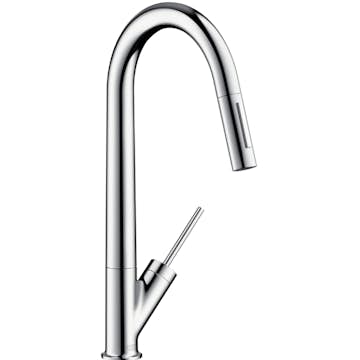 Köksblandare Axor Starck med Utdragbar Pip