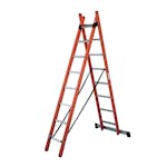 Kombistige Skeppshultstegen Proff Glassfiber inkl Stigetrinn