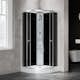 Dusjkabinett Lyfco Regn Sort