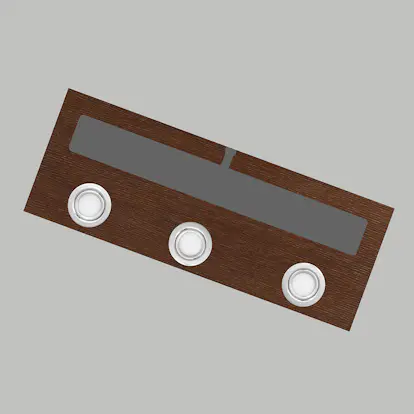 Ljusramp 4AQUA 3 Spottar