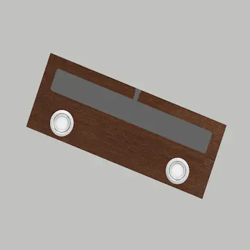 Ljusramp 4AQUA 2 Spottar