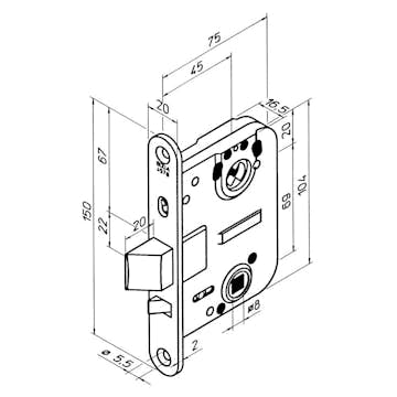Låskasse ASSA ABLOY 4570