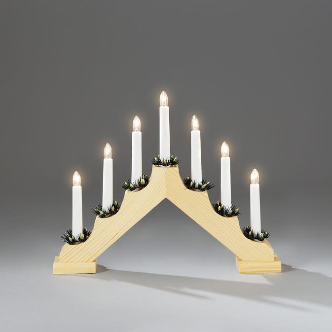 Adventstake Gnosjö Konstsmide 7L med Mansjetter H30