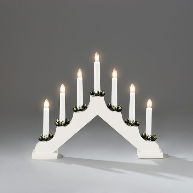 Adventstake Gnosjö Konstsmide 7L med Mansjetter H30