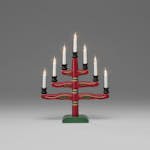 Adventstake Gnosjö Konstsmide 7L Svart Dekor Twisted Tupp