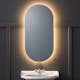Badrumsspegel Miller Badrum Ambient Touch Oval