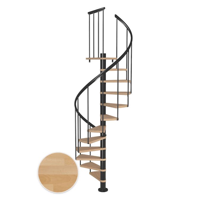 Spiraltrapp Dolle Montréal Bøk Oljet Classic 2