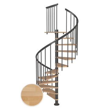 Spiraltrapp Dolle Montréal Bøk Oljet Classic 3