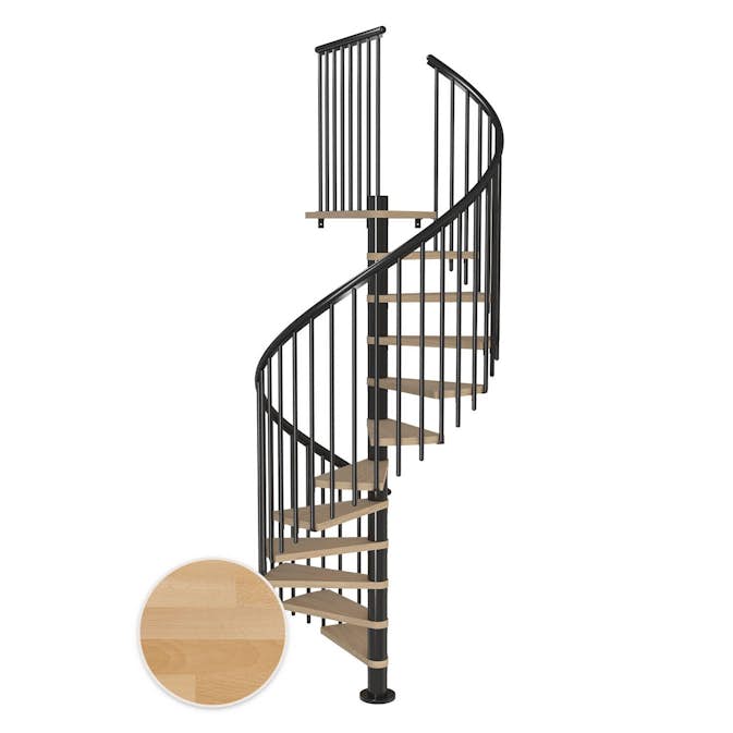 Spiraltrapp Dolle Montréal Bøk Oljet Classic 4