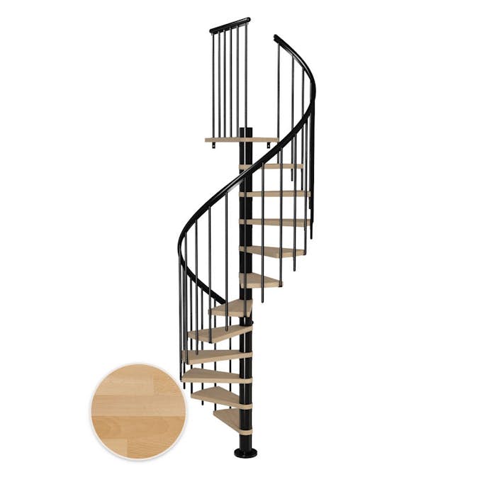 Spiraltrapp Dolle Montréal Bøk Oljet Classic 3