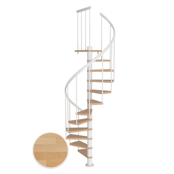 Spiraltrapp Dolle Montréal Bøk Oljet Classic 2