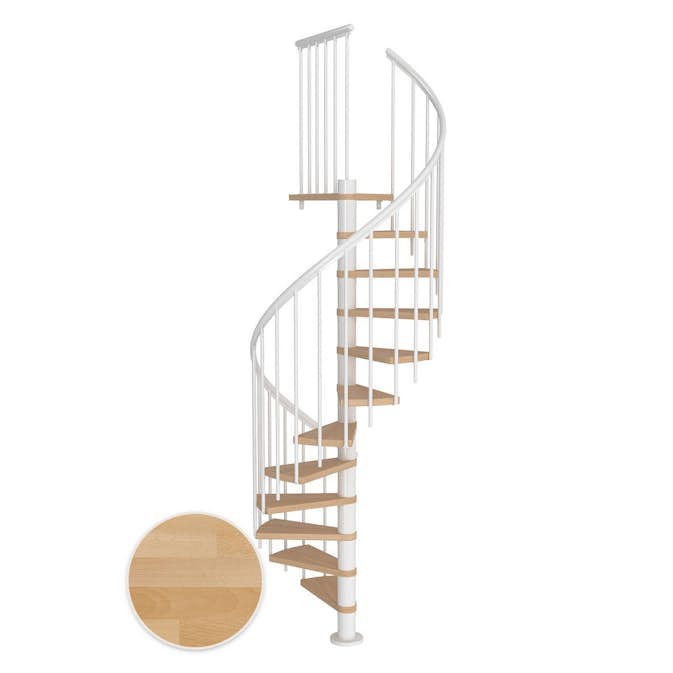 Spiraltrapp Dolle Montréal Bøk Oljet Classic 3