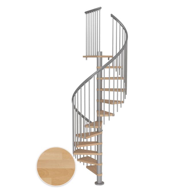 Spiraltrapp Dolle Montréal Bøk Oljet Classic 4