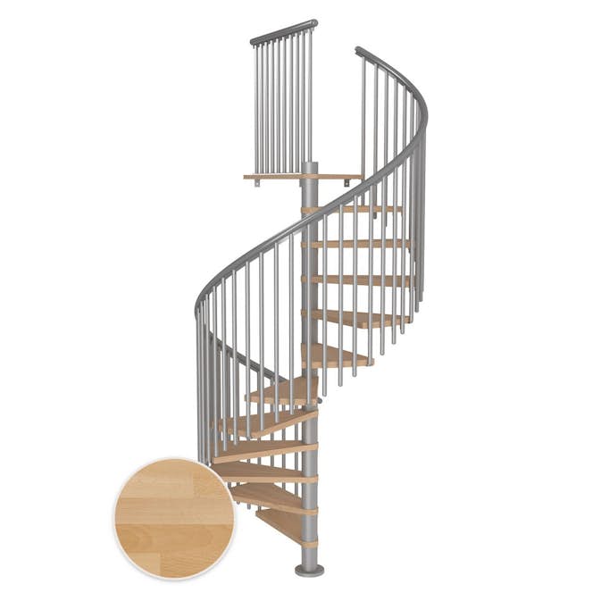 Spiraltrapp Dolle Montréal Bøk Oljet Classic 5