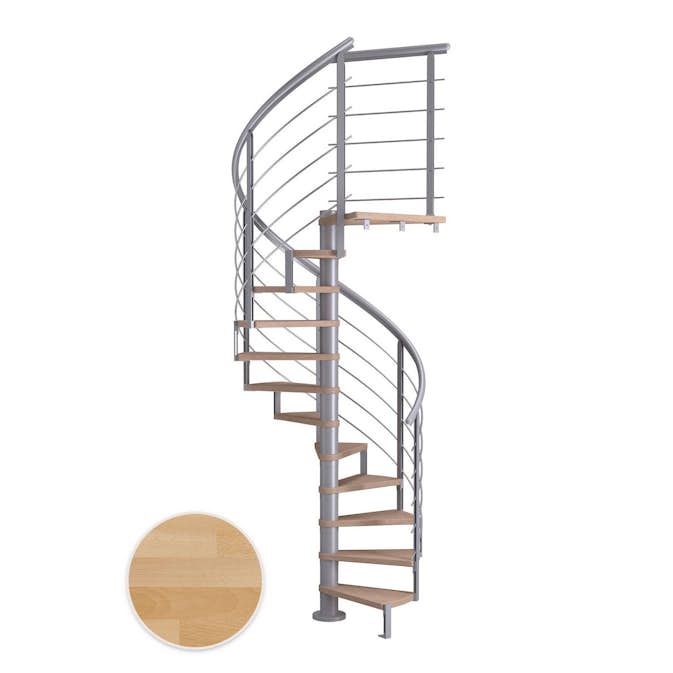 Spiraltrapp Dolle Montréal Bøk Oljet Design