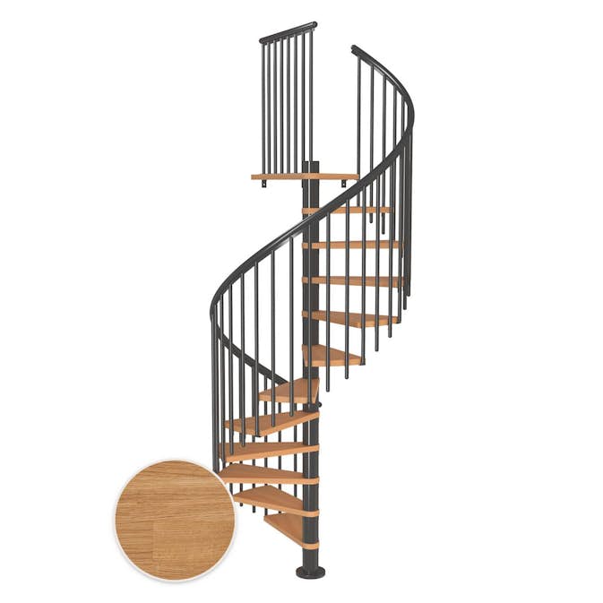 Spiraltrapp Dolle Montréal Eik Oljet Classic 4