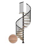 Spiraltrapp Dolle Montréal Eik Hvitoljet Classic 4